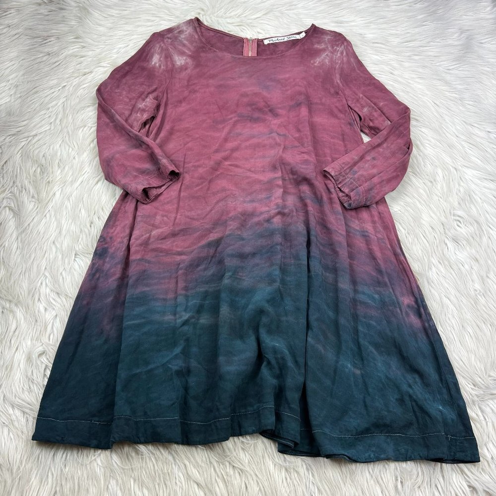 Michael Stars Ombre Tie Dye A-line Dress - Boho